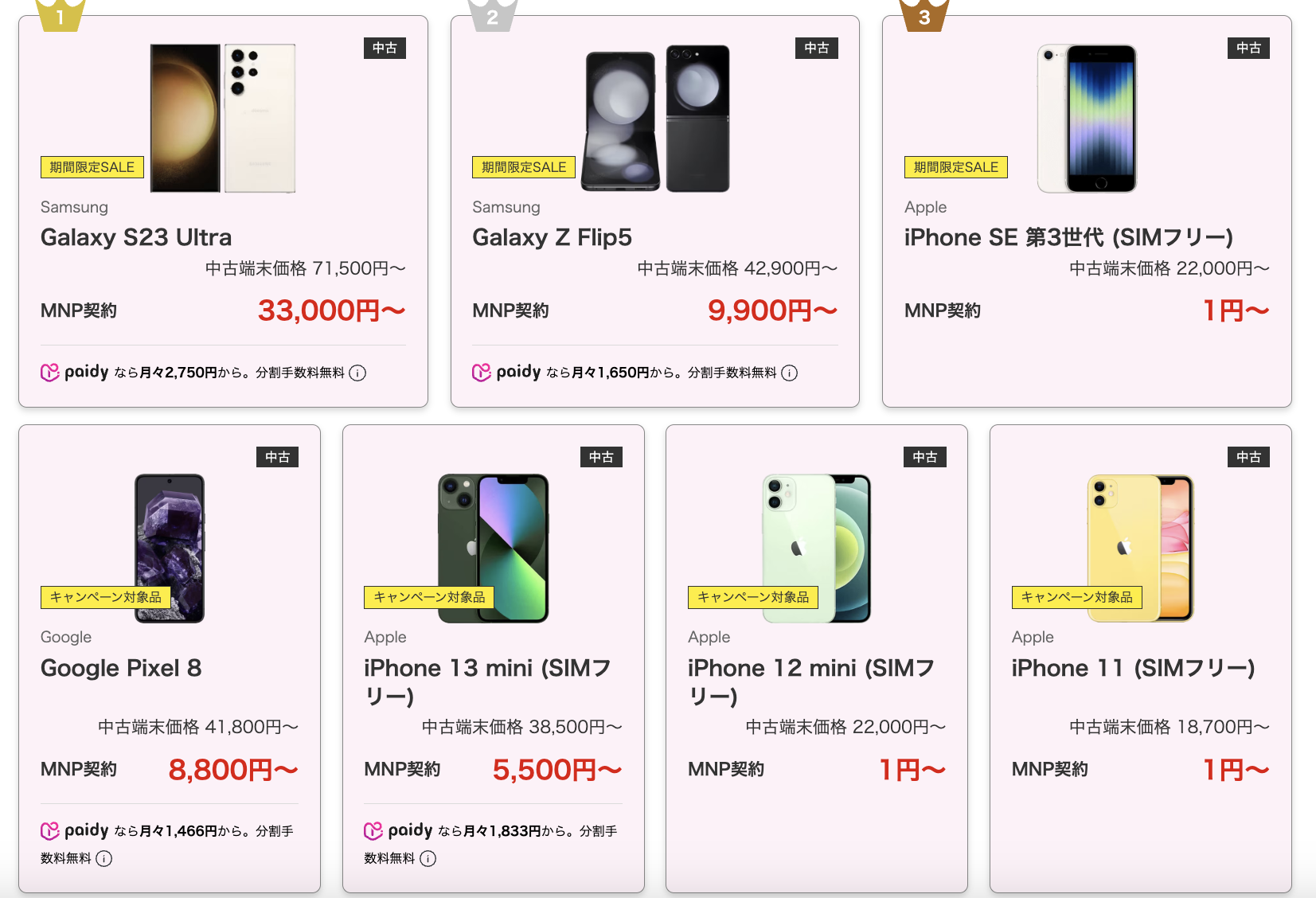 UQモバイル、中古「Pixel 8」MNP一括8,800円 | Skyblue Gadgets